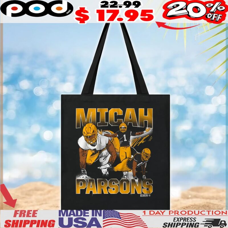 Micah Parsons Masterpiece Vintage Bootleg Style Signature T Shirt
