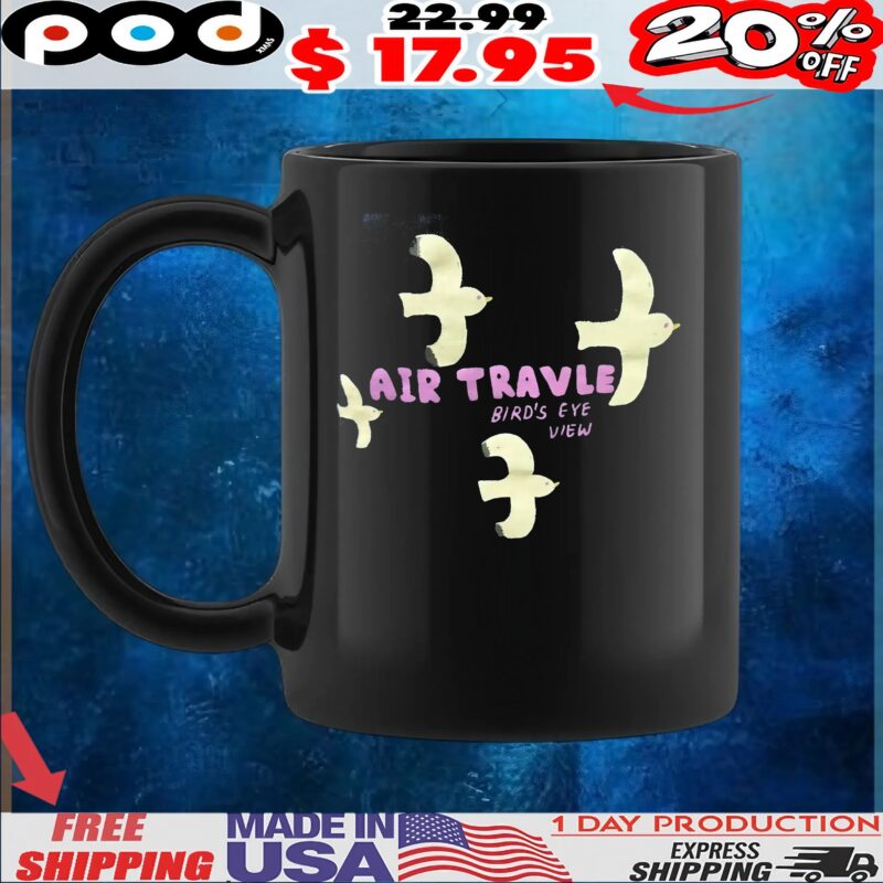 Air Travle Bird's Eye View T Shirt Air Travle Bird's Eye View T Shirt