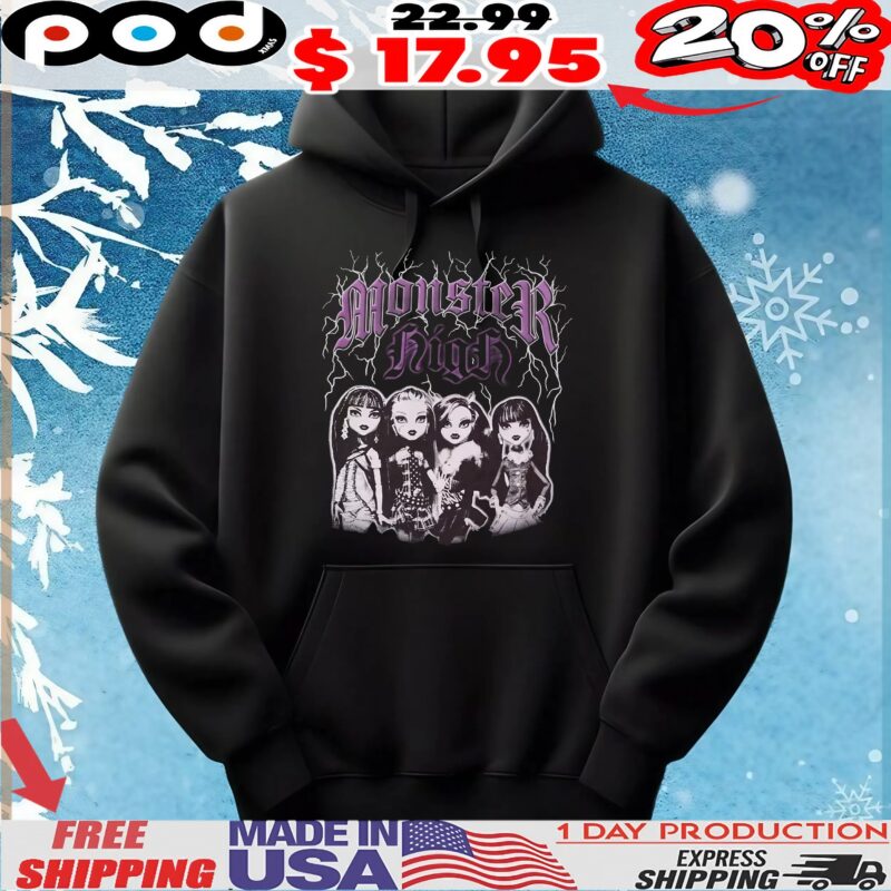 Monster High Group Lightning T Shirt