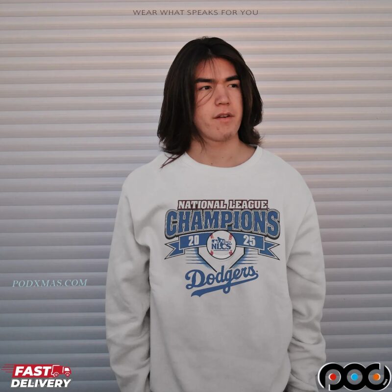 Dodgers National League Champions 2025 T Shirt Dodgers National League Champions 2025 T Shirt