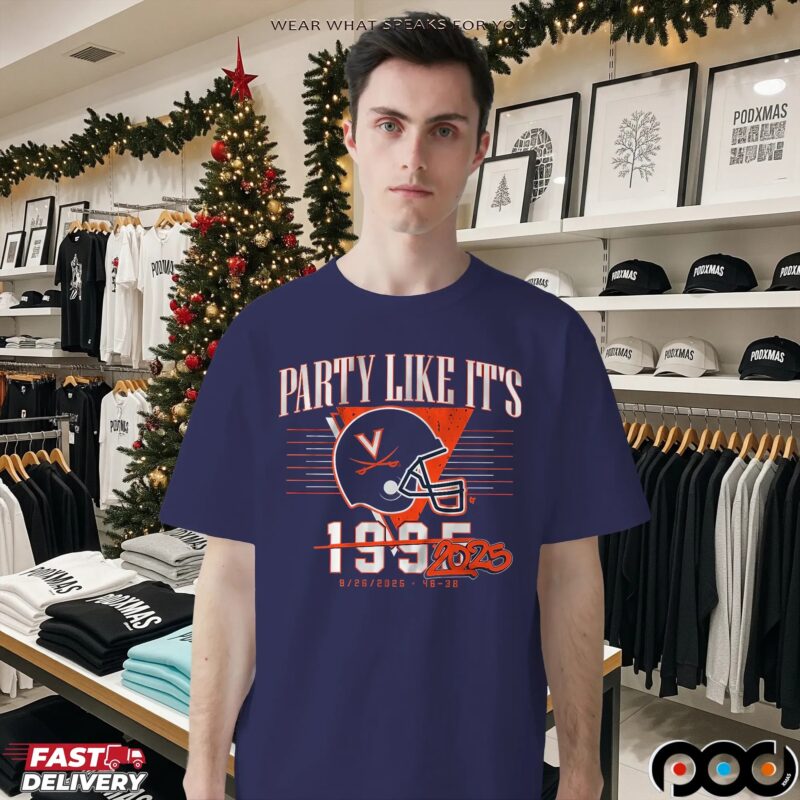 UVA Virginia Cavaliers Football Party Like It's 2025 Graphic T Shirt