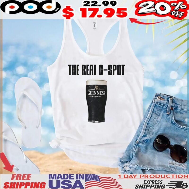 The Real G Spot Guinness Draught Beer T Shirt