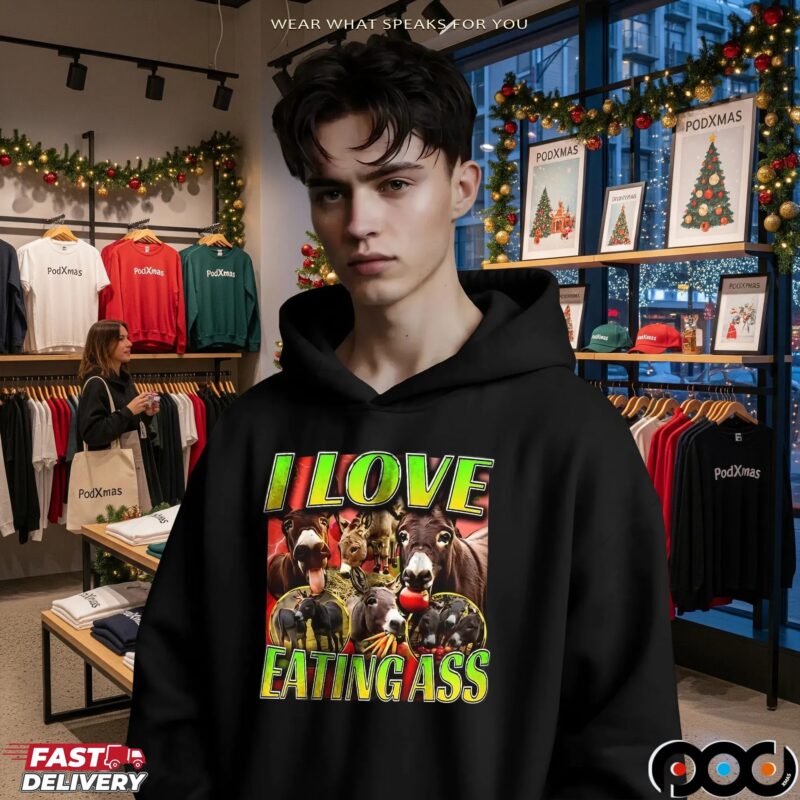 Donkey I Love Eating Ass 90s Bootleg T Shirt