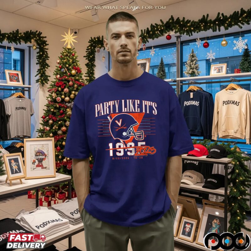 UVA Virginia Cavaliers Football Party Like It's 2025 Graphic T Shirt