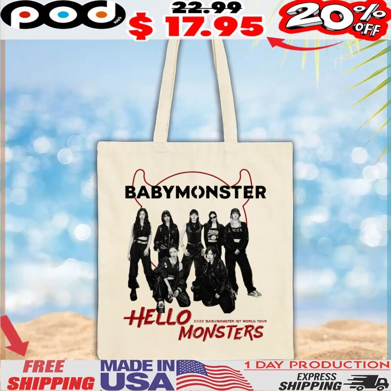 Babymonster Hello Monsters World Tour T Shirt