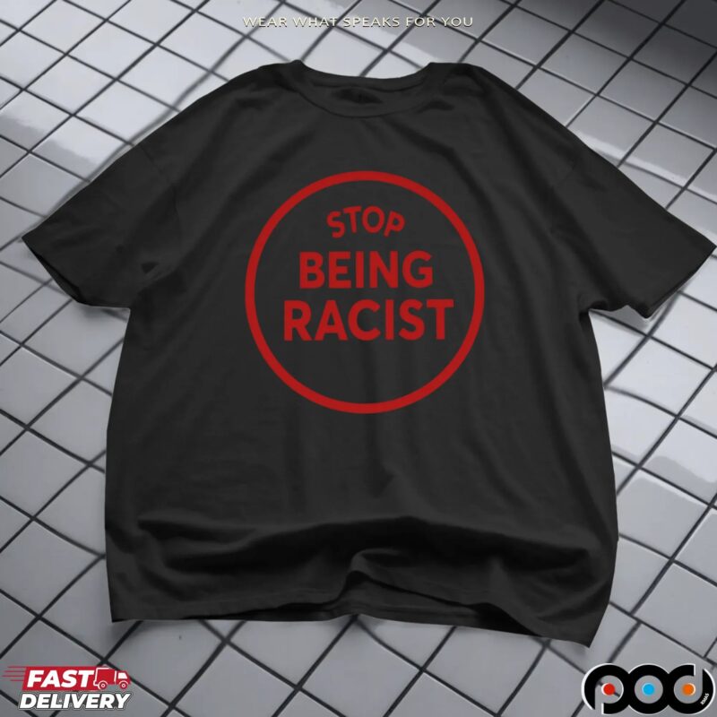 Lyss Wearing Stop Being Racist WNBA Playoff T Shirt