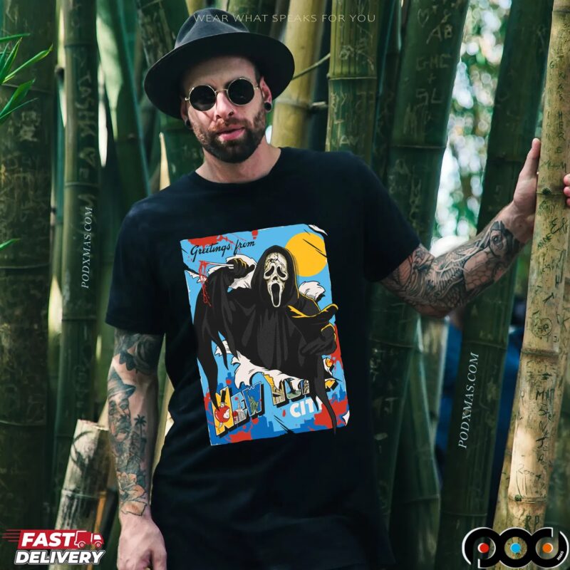 Ghostface Greetings From New York City Halloween T Shirt