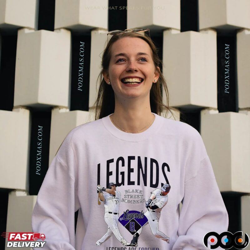 Colorado Rockies Blake Street Bombers Legends Are Forever Blake Street Bombers T Shirt Colorado Rockies Blake Street Bombers Legends Are Forever Blake Street Bombers T Shirt
