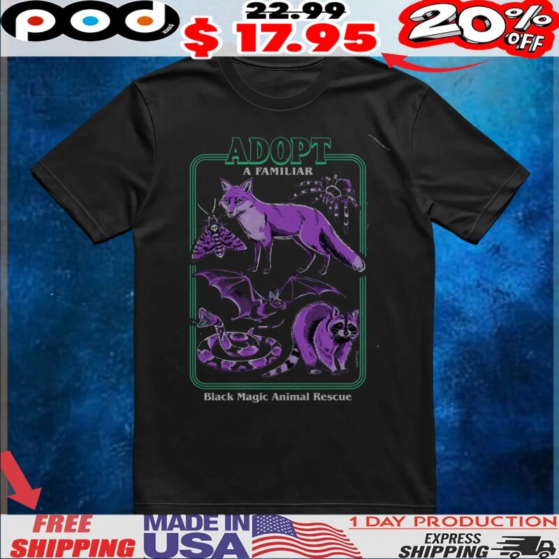 Adopt A Familiar Part 2 Black Magic Animal Rescue T Shirt
