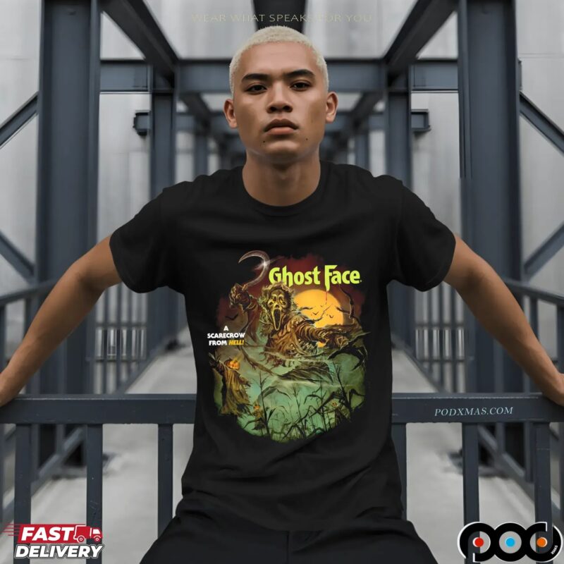 Ghostface Night Of The Scarecrow A Scarecrow From Hell Halloween T Shirt