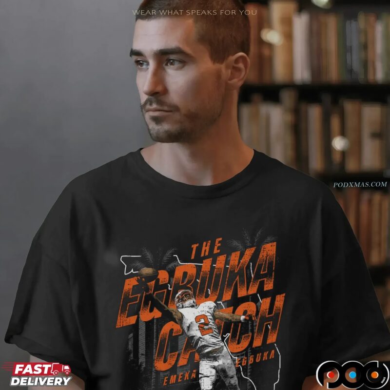 Emeka Egbuka Tampa Bay Buccaneers One-Handed Catch T Shirt