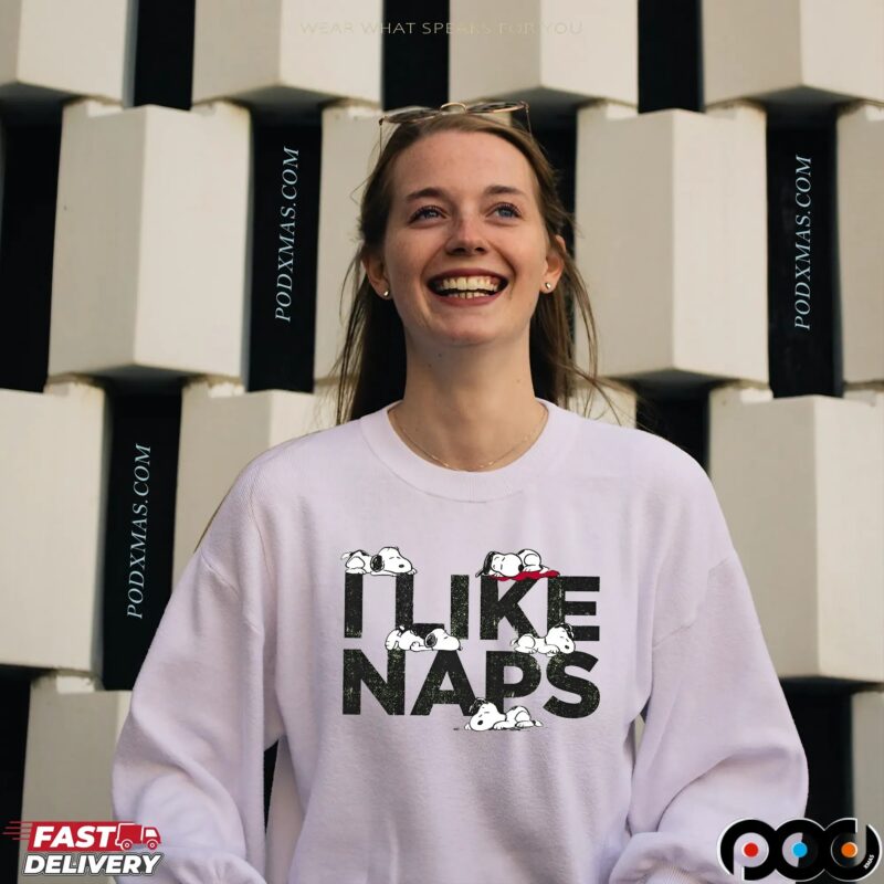Snoopy The Peanuts I Like Naps T Shirt