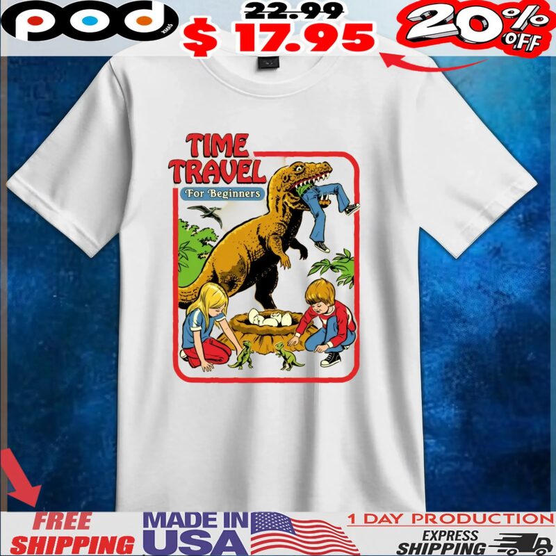Time Travel For Beginners Dinosaur Horror Halloween T Shirt