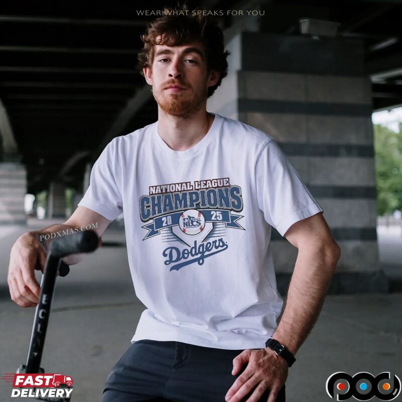 Dodgers National League Champions 2025 T Shirt Dodgers National League Champions 2025 T Shirt