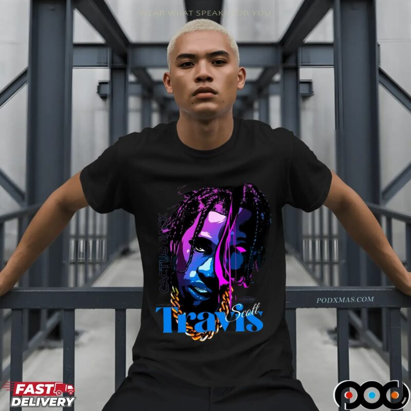 Travis Scott Cactus Jack Neon T Shirt