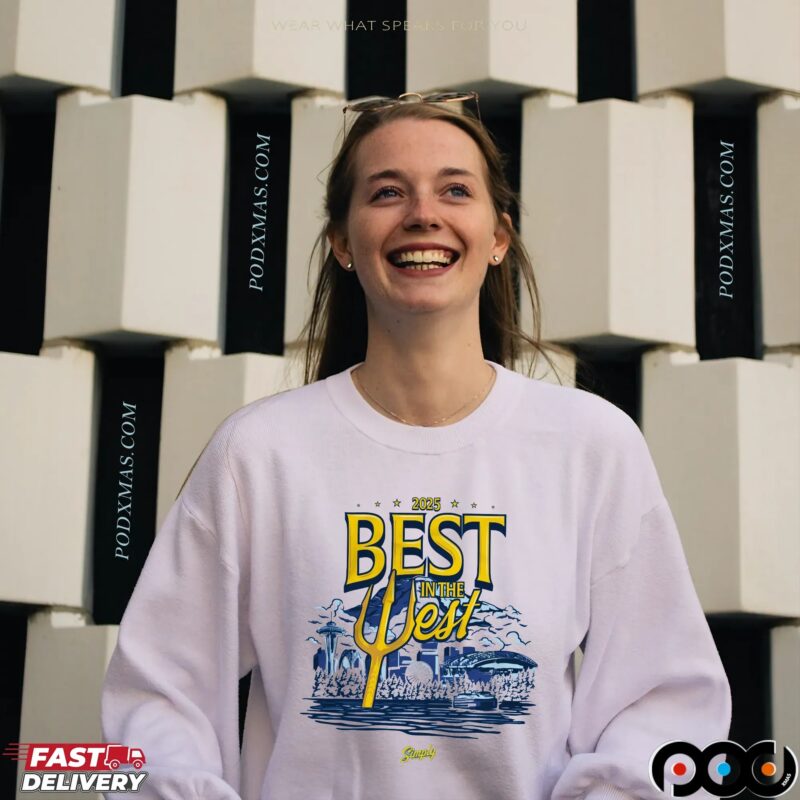 Seattle Baseball Best In The West 2025 T Shirt Seattle Baseball Best In The West 2025 T Shirt