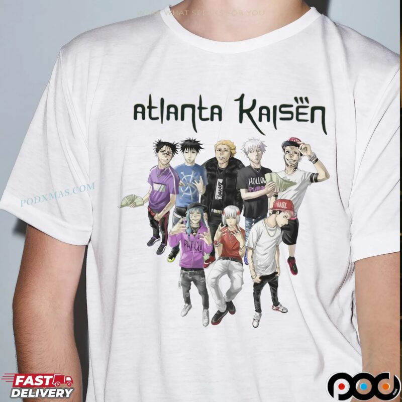 Atlanta Kaisen Anime Hip Hop Mashup T Shirt