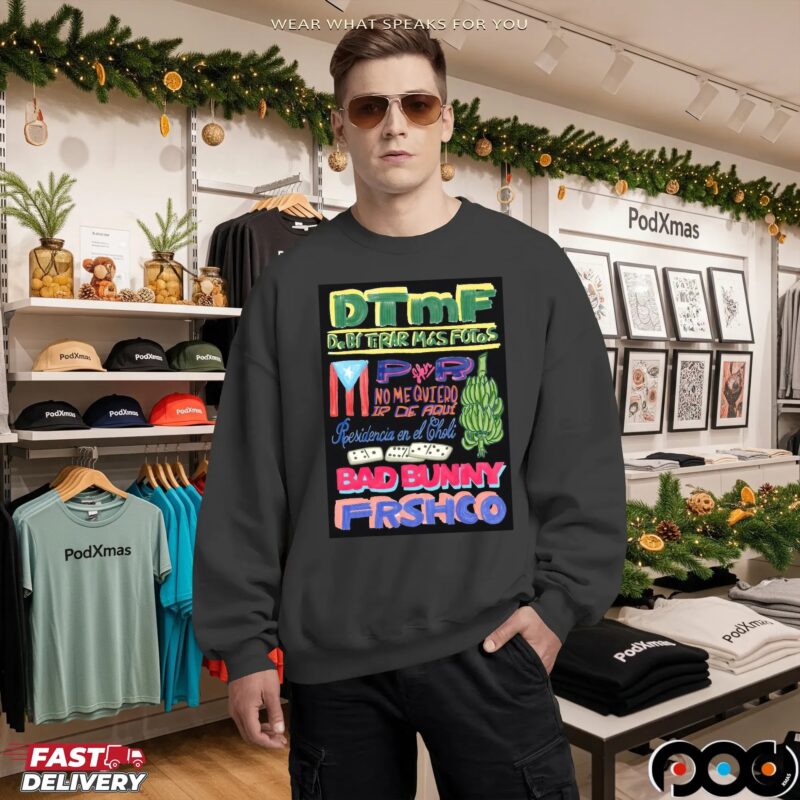 DTmF Residencia Tour Bad Bunny Frshco Graphic T Shirt