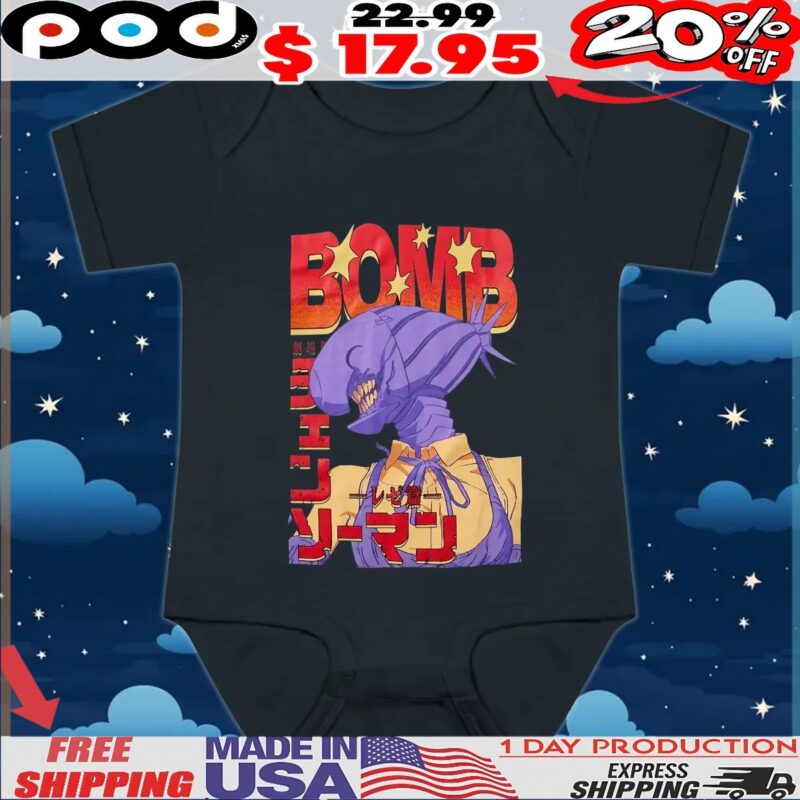 Chainsaw Man The Movie Reze Arc Bomb Devil Jumbo Print T Shirt