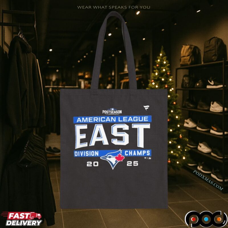 Toronto Blue Jays MLB 2025 AL East Division Title Postseason Locker Room Team T Shirt