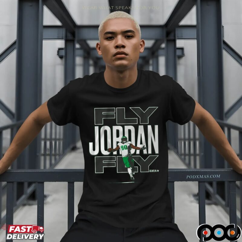 Jordan Davis Fly Jordan Fly Philadelphia Eagles Philly Graphic T Shirt