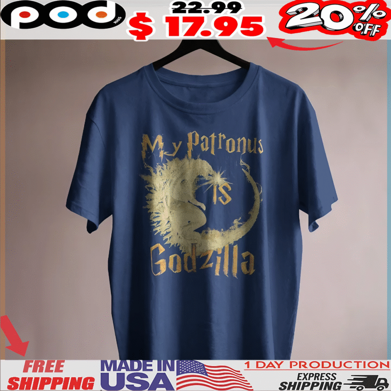My Patronus Is Godzilla HP Shirt