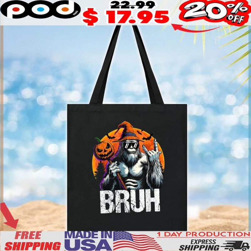 Bigfoot Bruh Halloween T Shirt Bigfoot Bruh Halloween T Shirt