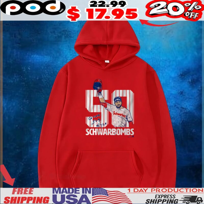 Kyle Schwarber 50 Schwarbombs T Shirt