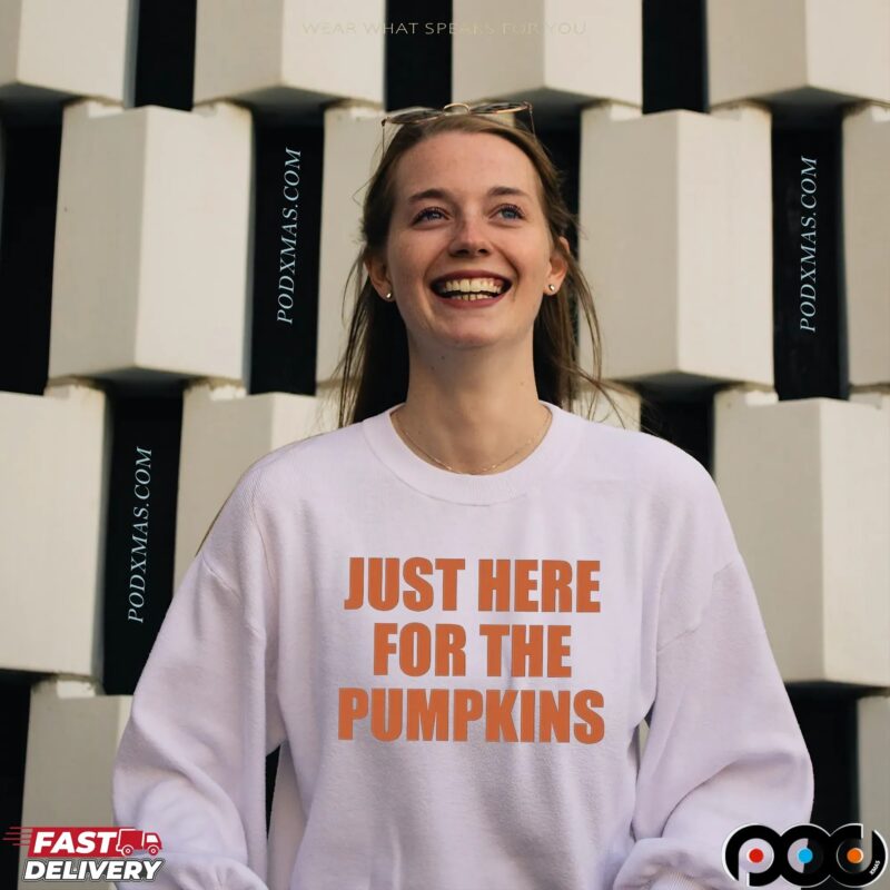 Just Here For The Pumpkins Halloween T Shirt