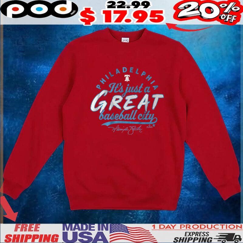 Harrison Bader It's Just a Great Baseball City T Shirt