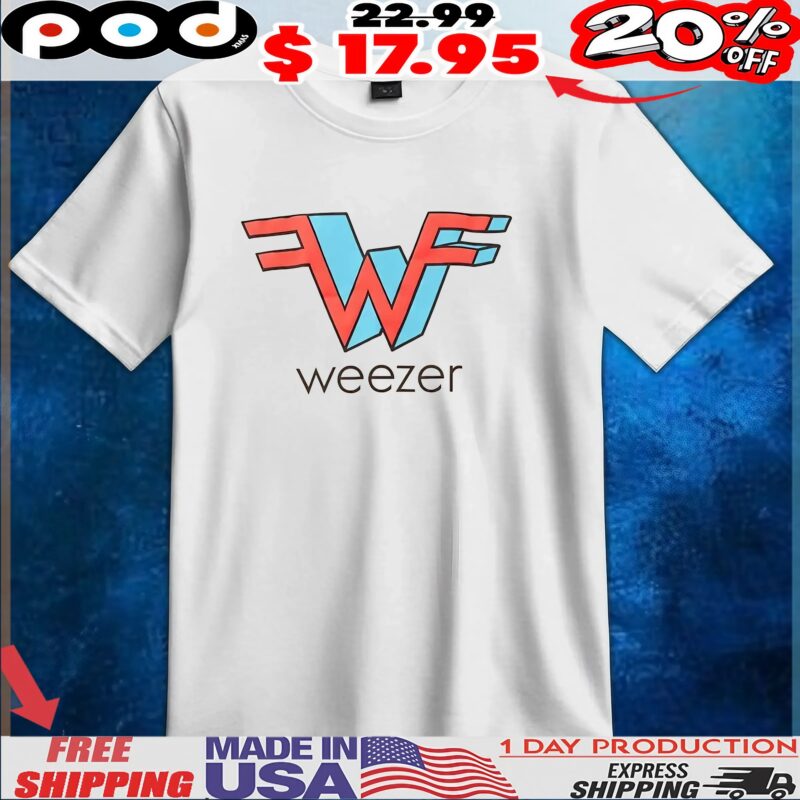 Weezer W Logo T Shirt