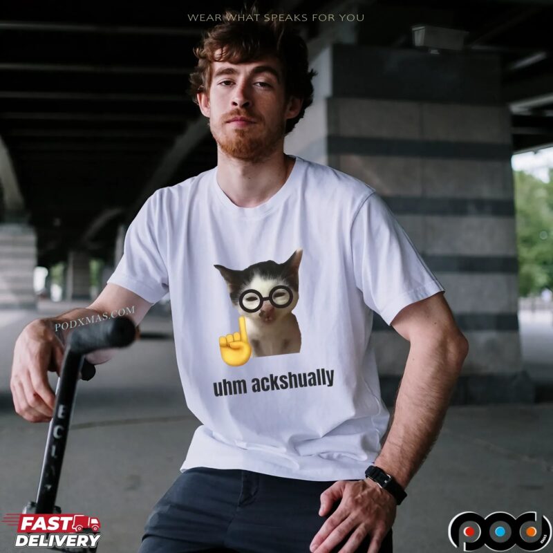 Uhm Ackshually Cat T Shirt
