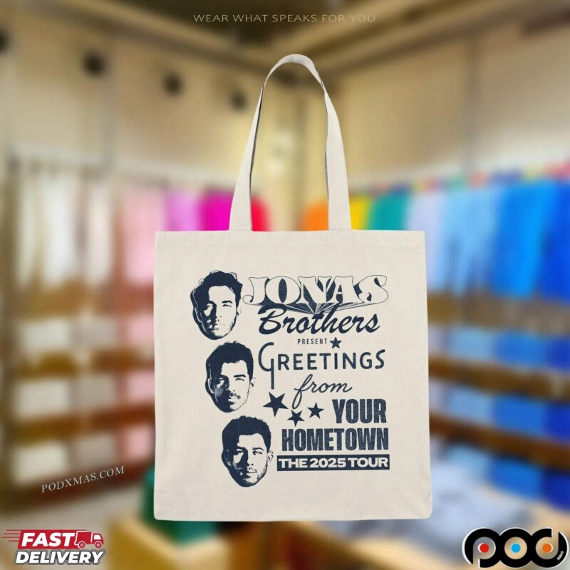 Jonas Brothers Present Greeting From Your Hometown The 2025 Tour T Shirt
