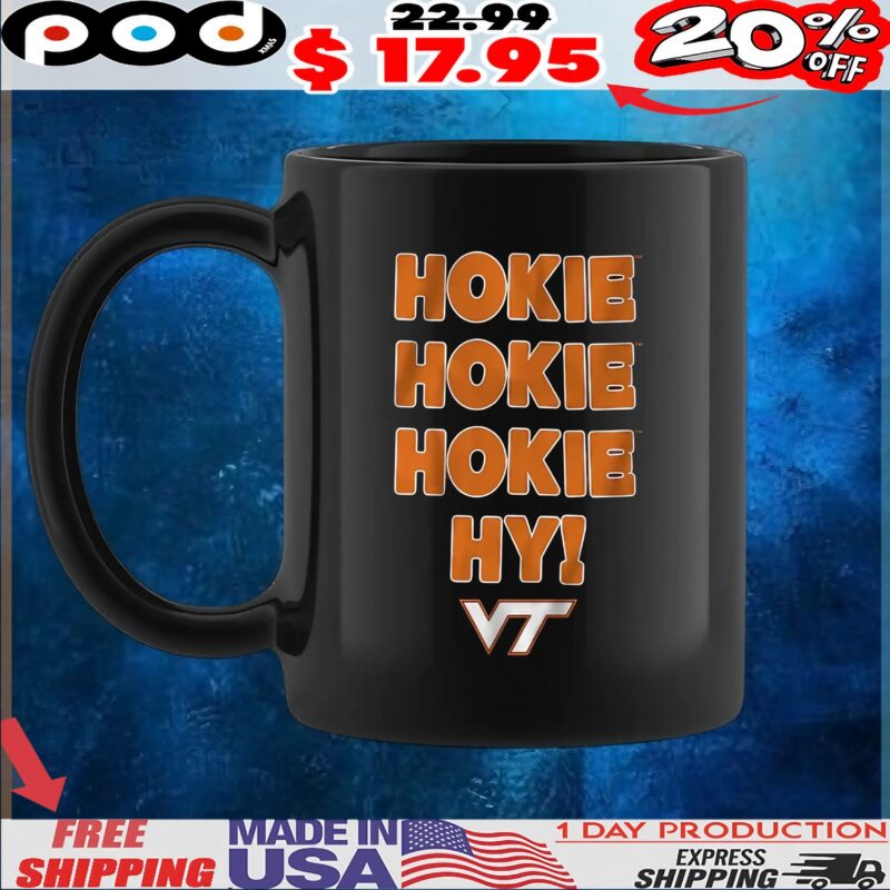 Virginia Tech Hokies Hokie Hokie Hokie Hy Slogan T Shirt