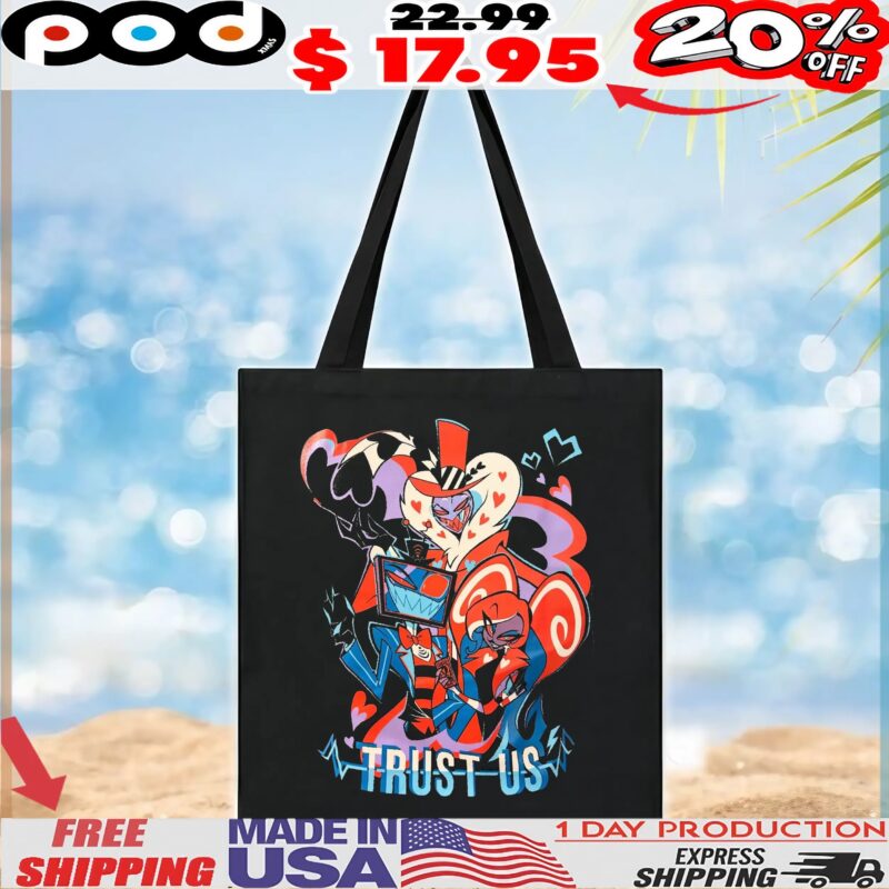 Trust Us Hazbin Hotel Lucifer Morningstar Velvet Vox T Shirt