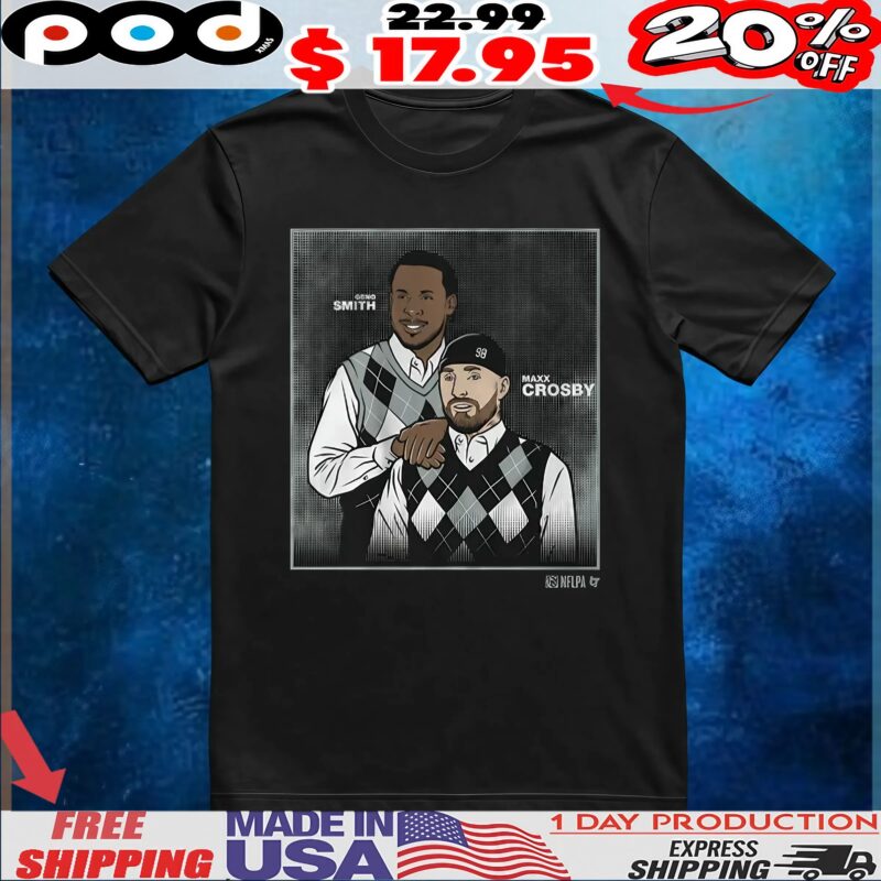 Geno Smith And Maxx Crosby Family Portrait T Shirt