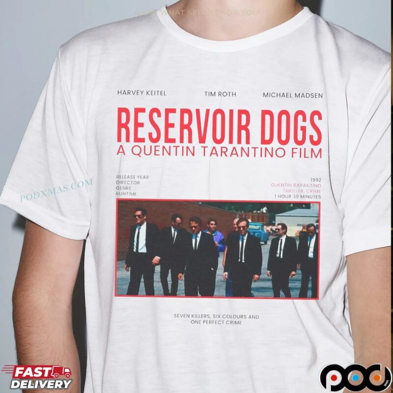 Reservoir Dogs A Quentin Tarantino Film Poster Style T Shirt
