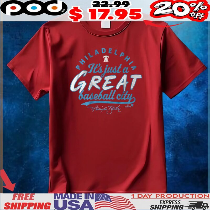 Harrison Bader It's Just a Great Baseball City T Shirt