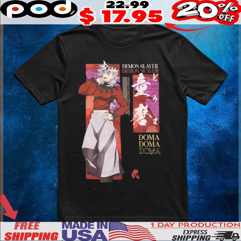 Demon Slayer Kimetsu No Yaiba Upper Rank Demon Doma T Shirt