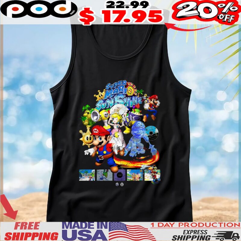 Super Mario Sunshine Super Mario 3D All-Stars T Shirt Super Mario Sunshine Super Mario 3D All-Stars T Shirt