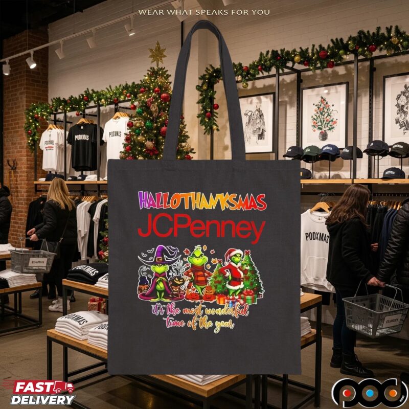 Grinch X JCPenny Hallothanksmas It's The Most Wonderful Time Of The Year Happy Christmas T Shirt