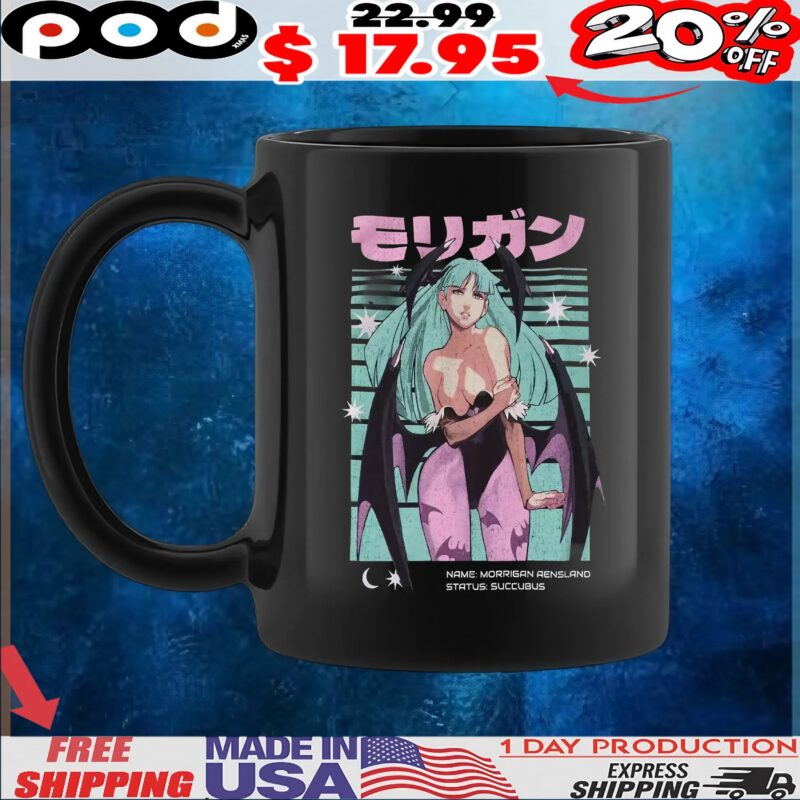 Darkstalkers Name Morrigan Aensland Status Succubus T Shirt