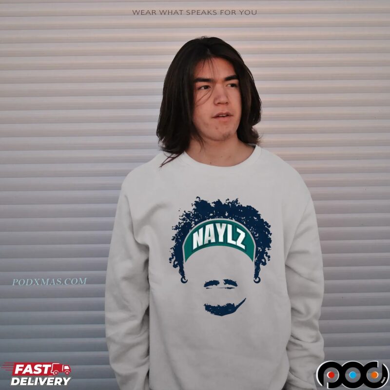 Naylz Mlb Seattle Mariners Josh Naylor Big Head T Shirt Naylz Mlb Seattle Mariners Josh Naylor Big Head T Shirt