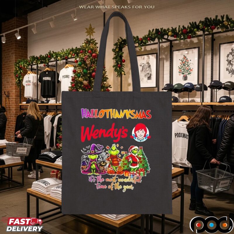 Grinch Wendy's Happy Hallothanksmas It's The Most Wonderful Time Of The Year Halloween Christmas T Shirt
