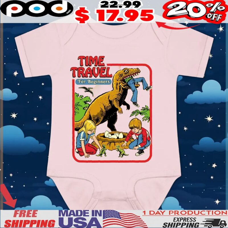Time Travel For Beginners Dinosaur Horror Halloween T Shirt