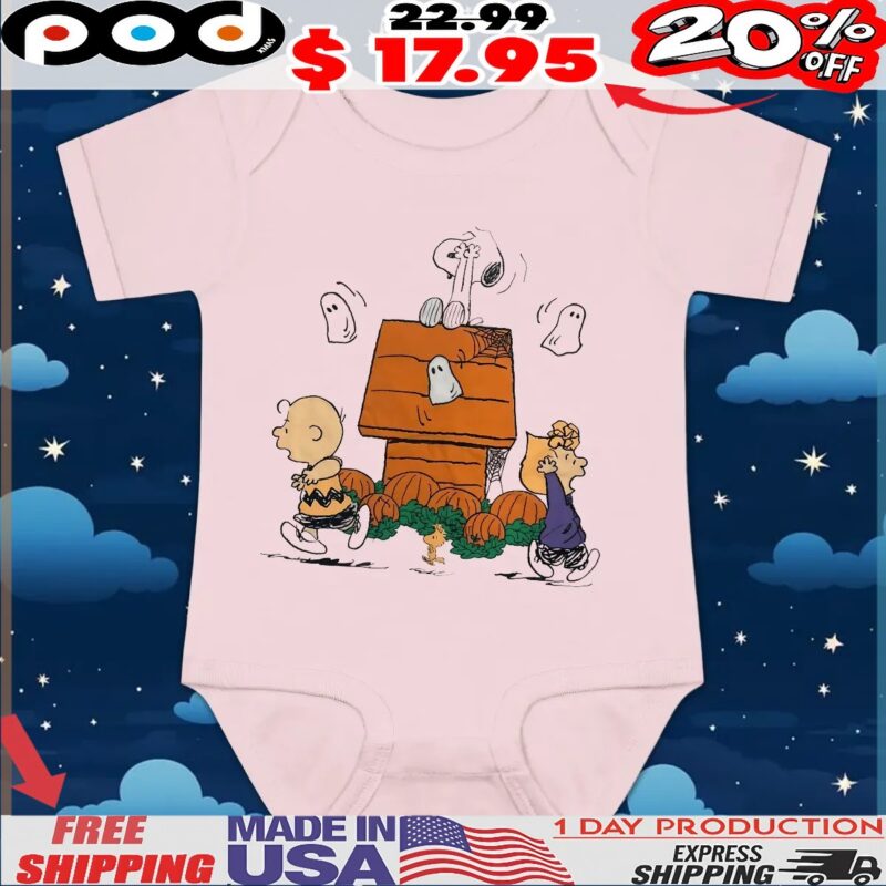 Snoopy Charlie Brown Peanuts Halloween T Shirt
