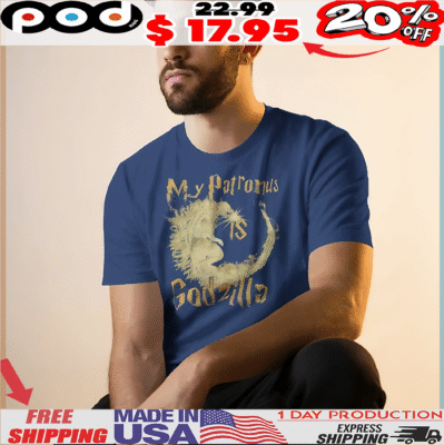 My Patronus Is Godzilla: Unleash Your Inner Kaiju with the Ultimate HP Shirt! 3 https://podxmas.com/product/my-patronus-is-godzilla-hp-shirt/