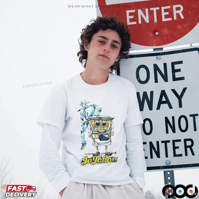 Spongebob Jojolion Jojo's Bizarre Adventure Part 8 T Shirt