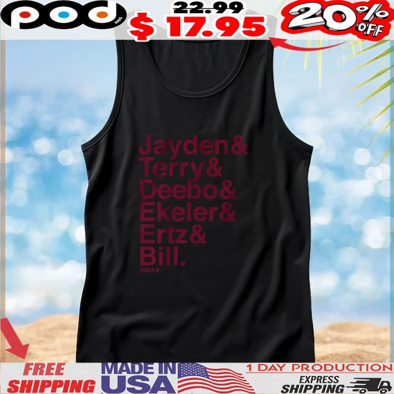 Free Returns And Exchanges Jayden, Terry, Deebo, Ekeler, Ertz And Bill T Shirt
