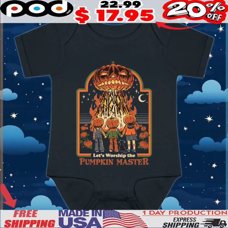 Let_s Worship The Pumpkin Master Halloween T Shirt